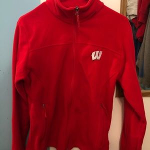 Red Wisconsin Badgers Columbia Women’s Fleece